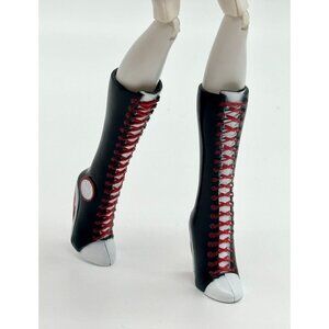 Monster High Ghoulia Yelps First Wave Tall Laced Skull High Heel Boots